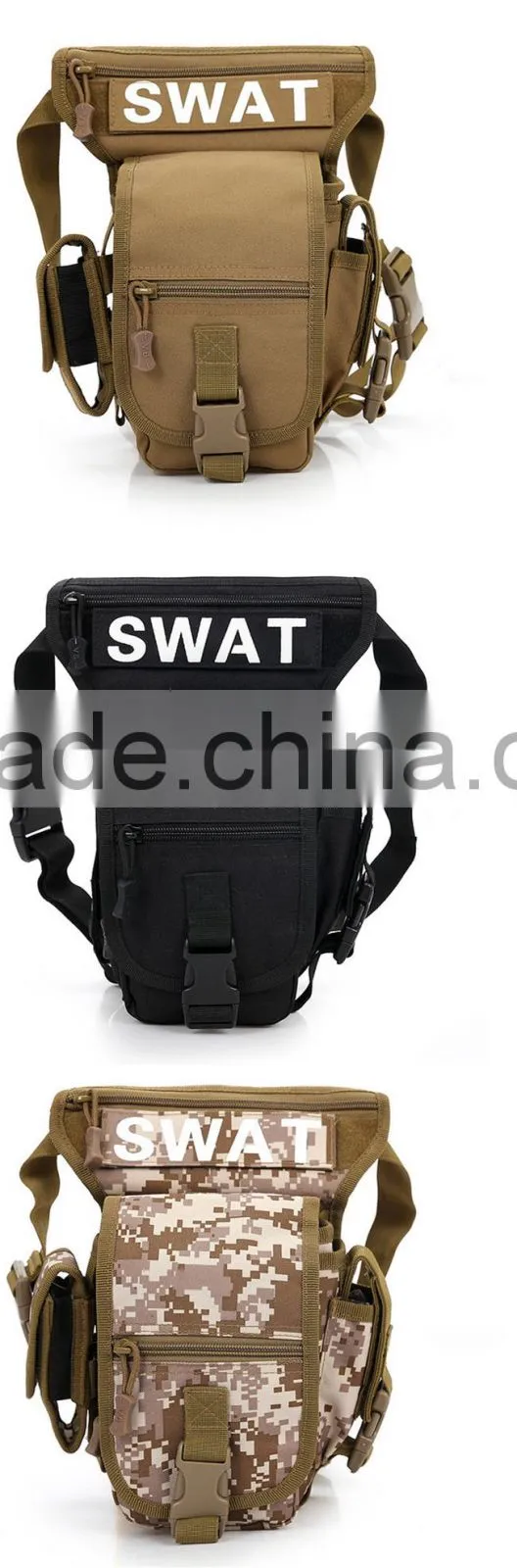 Outdoor camo tactical military leg bag