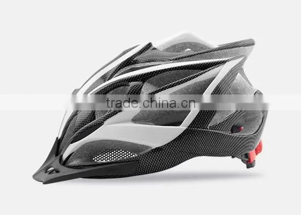 Industrial Adults safety protection bike helmet with in-mold visor