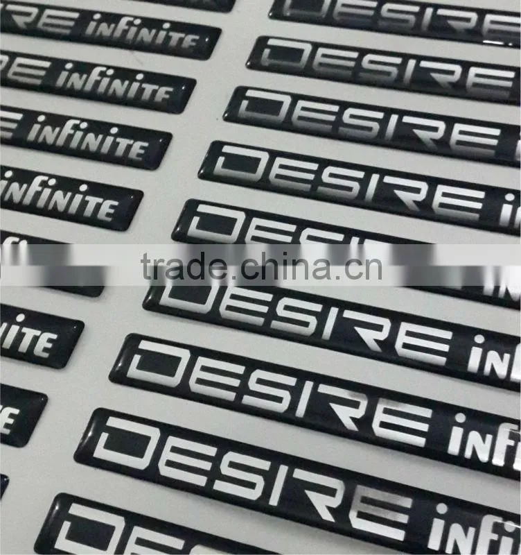 Fridge Logo Self Adhesive 3D Resin Doming Sticker