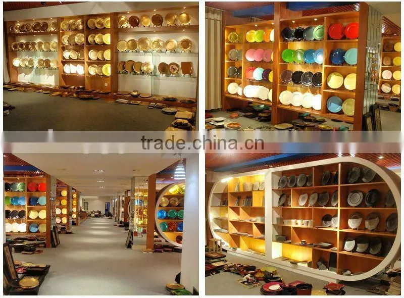 Gold plastic tray,pp charger tray