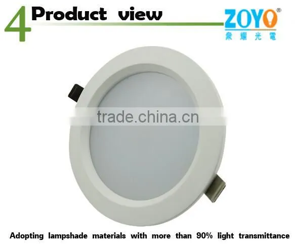 8Inch 24w recessed ip33 smd LED Downlight European round ceiling UL CE RoHS