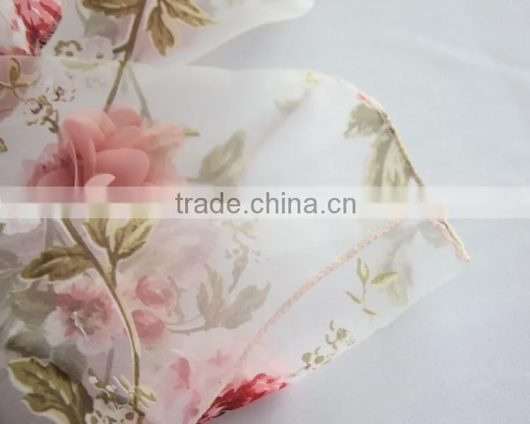 13"*108" organza embroidered wedding table runner