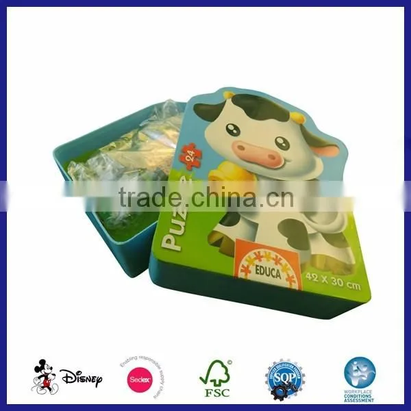education toys 2016 cardboard animal children toy puzzle