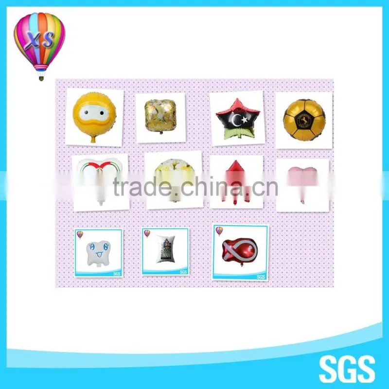 2016 Custom advertising foil balloons with high quality mylar balloons for promotional gifts