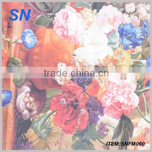 2014 fall women's fashion printed silk scarf
