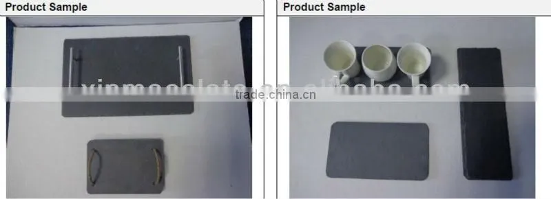 Lovely Heart Shaped Slate Table Mats as Gifts for Foodies