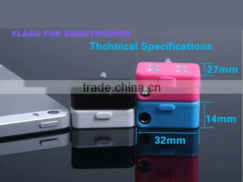 For iphone 6 samung IBLAZR flashing mini led video light Enhan Mini portable led flash light , selfie flash led