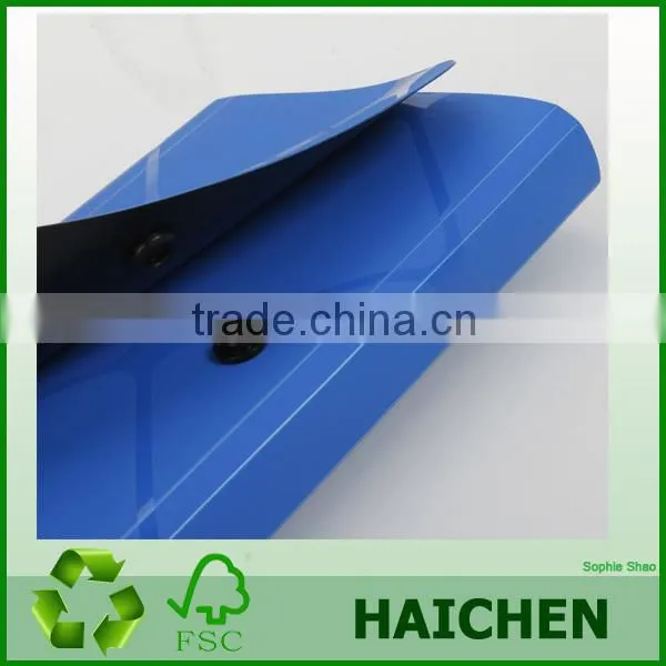 7.09" X 4.41" Haichen13 Pockets Plastic Expanding File Box Document Case Bag for Office (Blue)