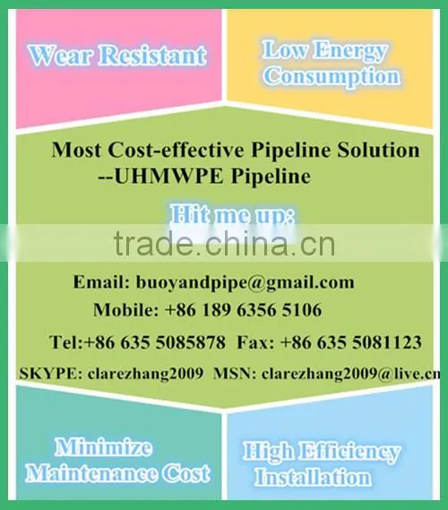 Large Diameter UHMWPE-steel Composite Pipe