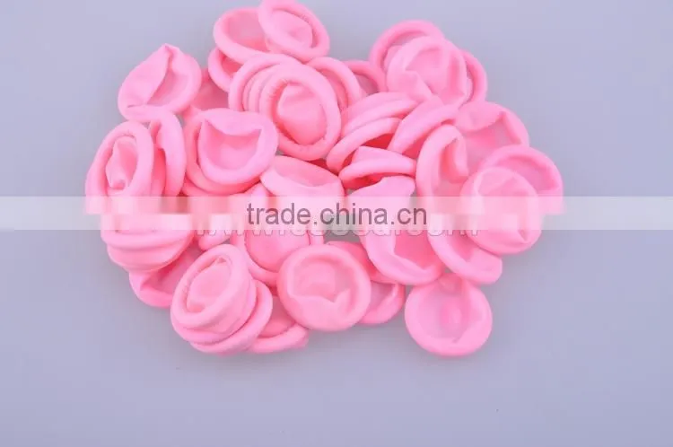 Cheap ESD Powder Free Bright Pink Latex Finger Cots Cleanroom Pink Finger Cot