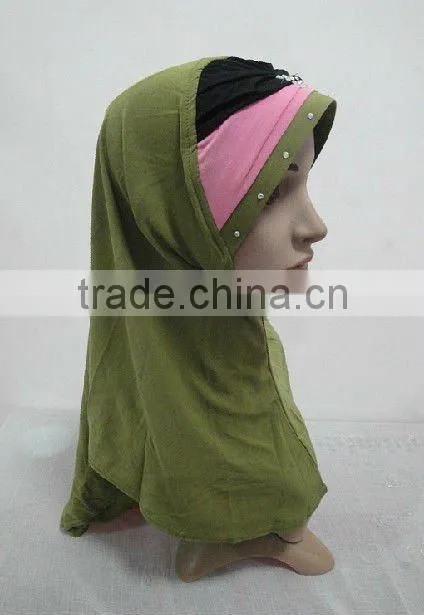 H040 small girl hijab,new style scarf hijab