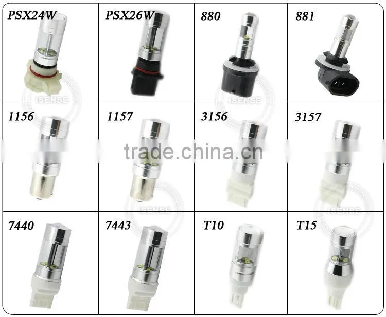 High efficient 450lm 25w led car parts canbus t10, canbus car led light