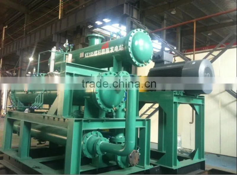 Power Generators gas powered steam generator ORC system screw steam expander