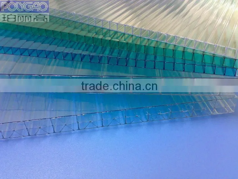 Polycarbonate U-type locked hollow sheet