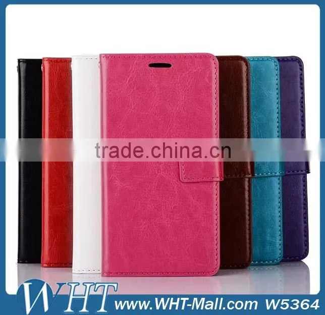 High Quality Leather Flip Case for LG G3, for LG G3 Cover Case Wholesale Price WHTS007