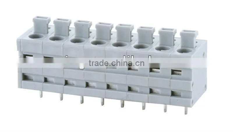 Spring Clamp Terminal Connector Block, TB211V-5.0Pitch:2.54MM