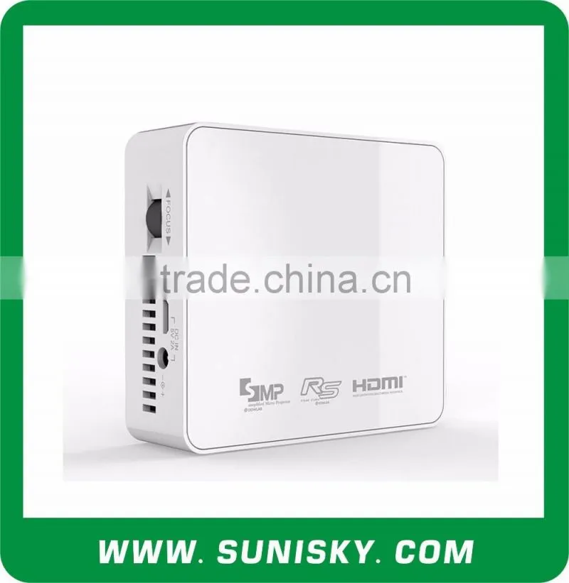 2016 Mini Small Pico LED Projectors Palm Size DLP Projector Easy to Carry (SMP50)