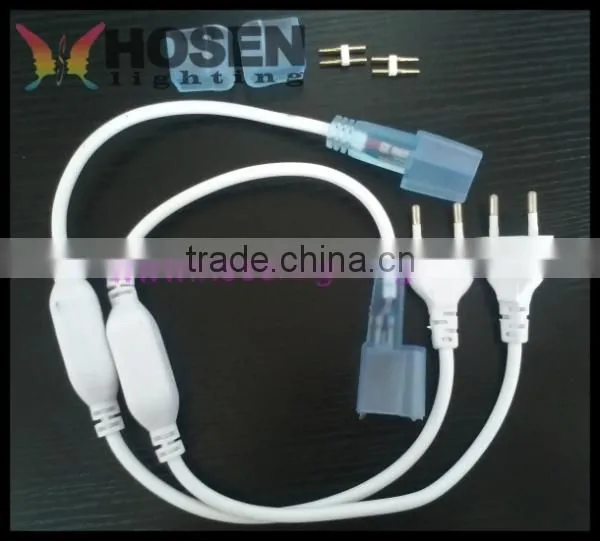 2014 high quality led flexible rainbow led neon light with colo jacket