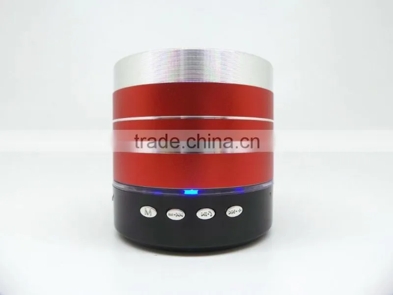 Colorful bluetooth speaker with custom logo printing, hight quality LED lighting wireless speaker, portable music player speaker