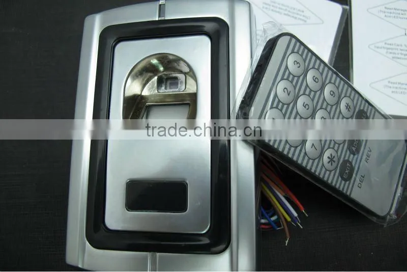 biometric fingerprint reader With IR Remote Control support RFID card cheap price stainless steel materials