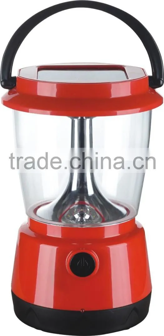 Small solar rechargeable lantern solar light