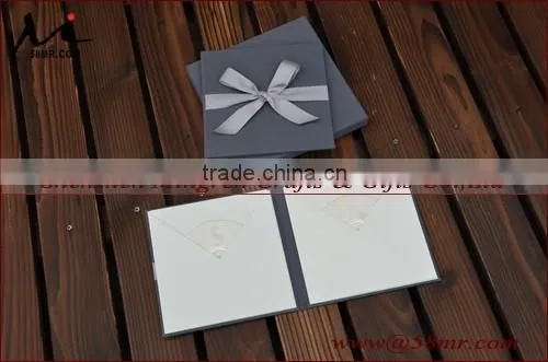 Fabric Cloth Linen Photo USB Business Card Box Album Folio