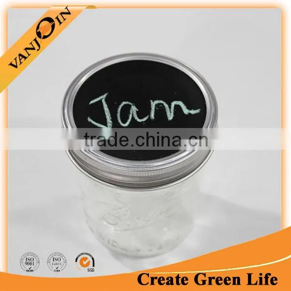 70mm Black Writing Lids For Mason Jar Cheap Price