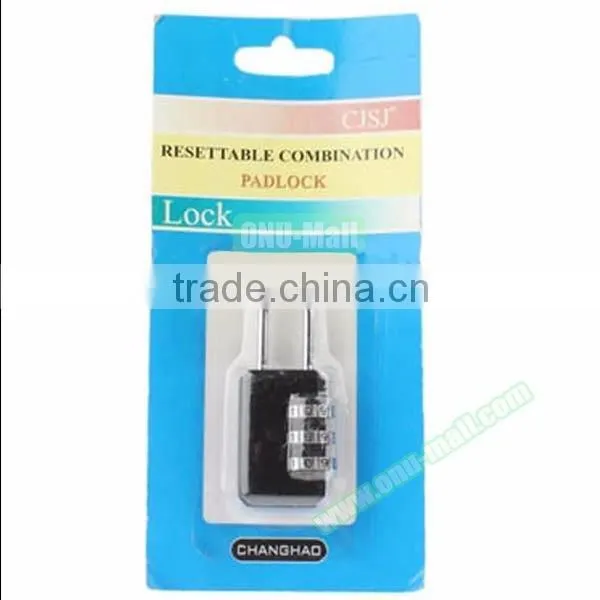Wholesale Price Resettable Secure Digital Padlock Travel Padlock Combination