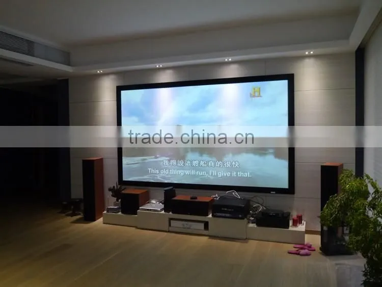 Shenzhen Factory matte grey 16:9 150inch projection screen