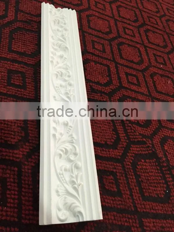 2015 PU mouldings for home decoration ceiling cornice hall celling hot sale