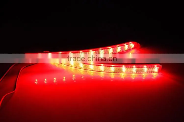 KEEN 12V for 2012-2015 tiguan tail light 6W led tail lamp car rear bumper reflector light for VW tiguan taillight