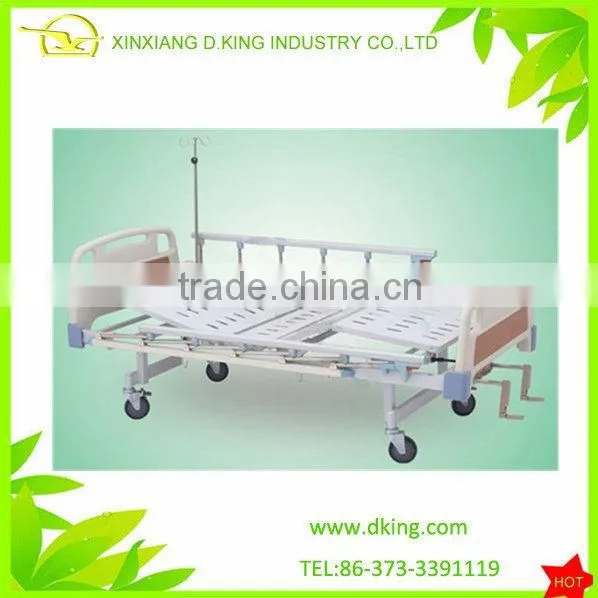 Height Adjustable Manual nursing Hospital Bed for Sale