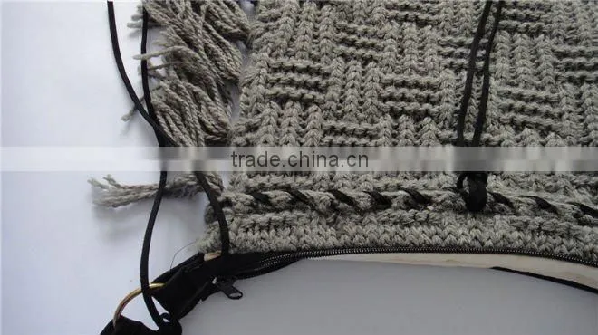 hand knitted ladie's handbag