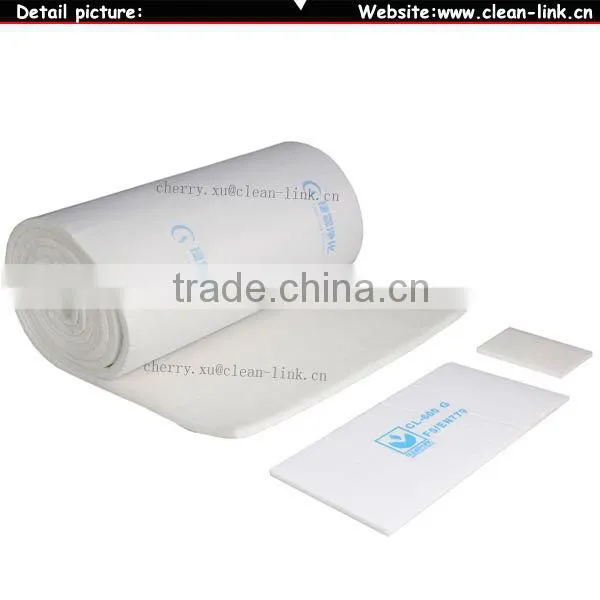 spray booth ceiling filter and air filter media and synthetic filter media