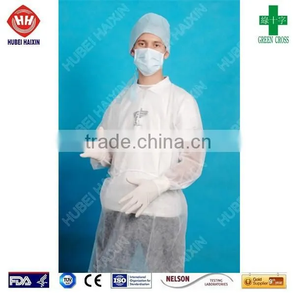 Best selling thumb hole disposable surgical gown sterile