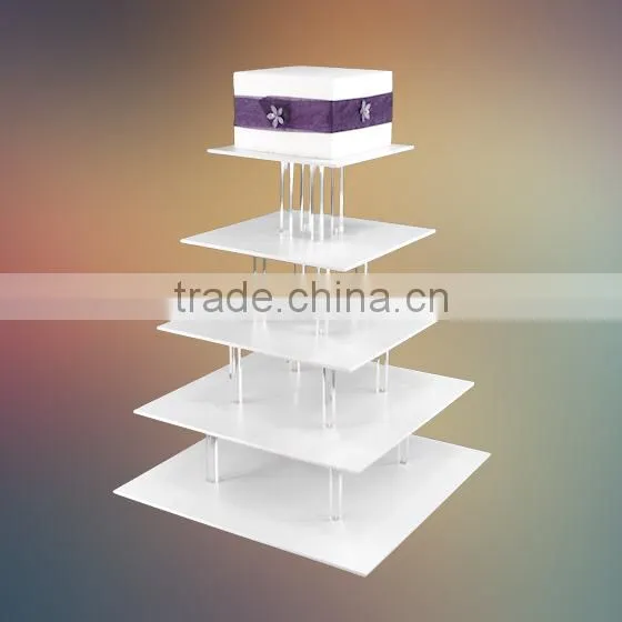 Customized Acrylic 5 tier cake stand