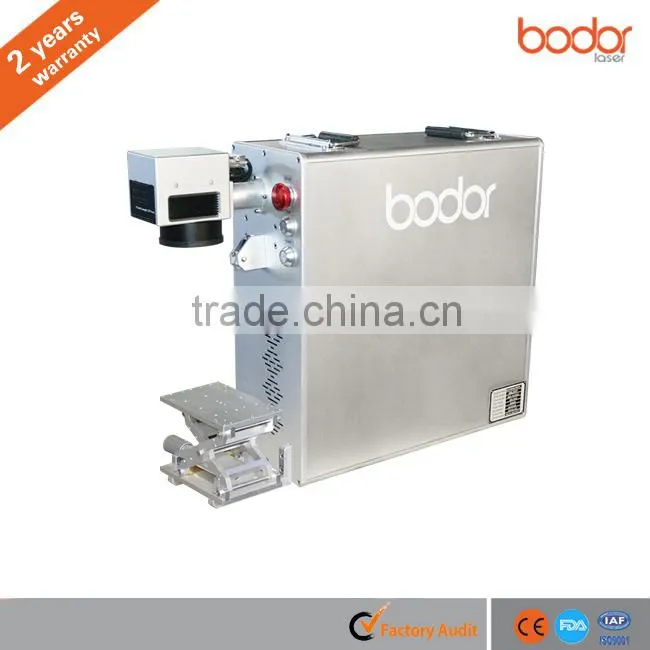 Hotsale fiber laser marking machine with 2 years warranty china supplier ISO CE FDA BV