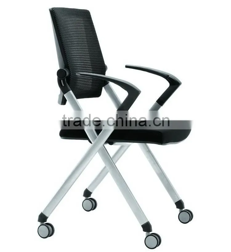 Sunshine Furniture Factory Cheap Pu Office Chair Adjustable Folding Armrest