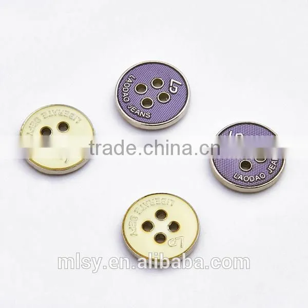 2015 new arrival metal sewing gold button for clothing and coat