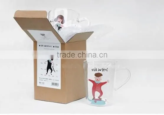 Handle Glass Cup Mug Clear Glass Coffee Mug