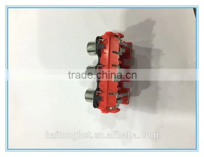 6pin connector for RCA jack