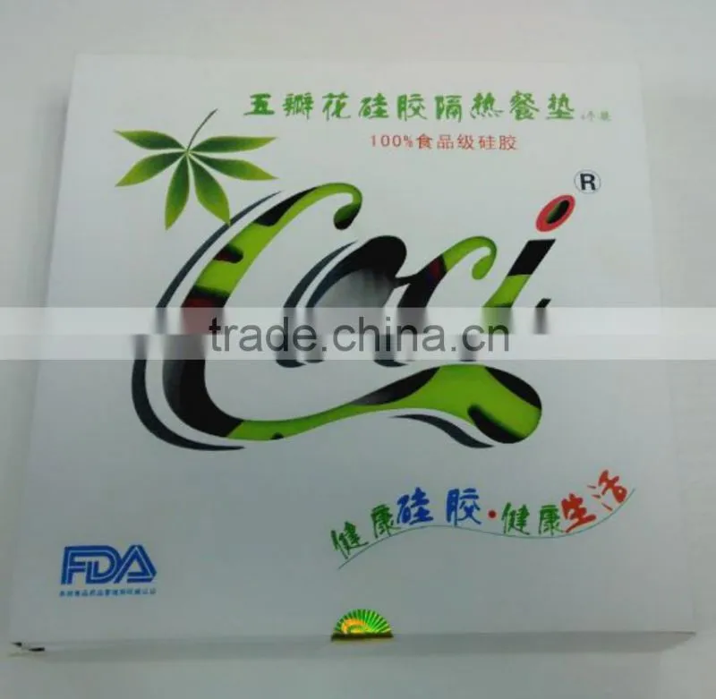 FDA Approved heat resistant silicone trivet