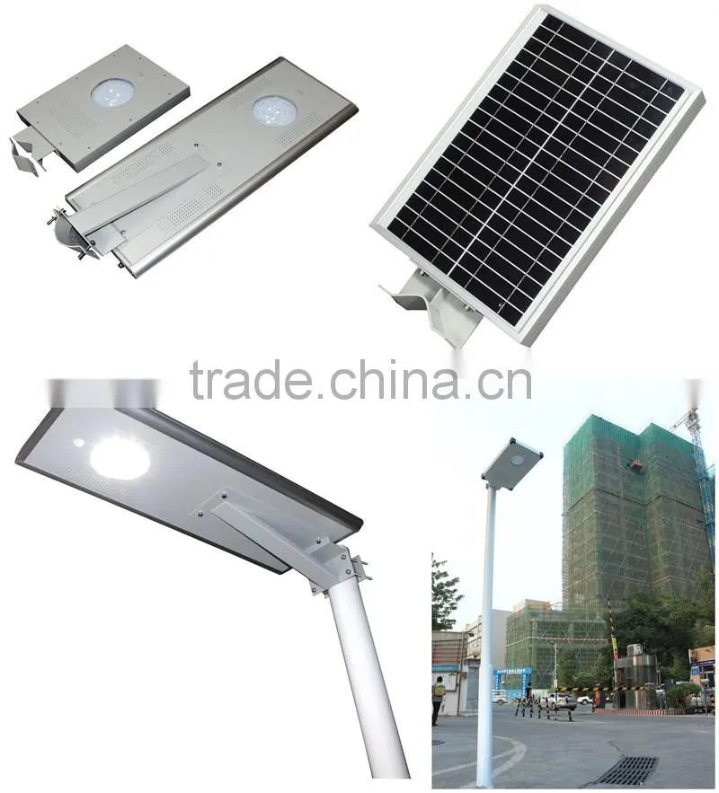 IP65 integrated All in one 30w led street light