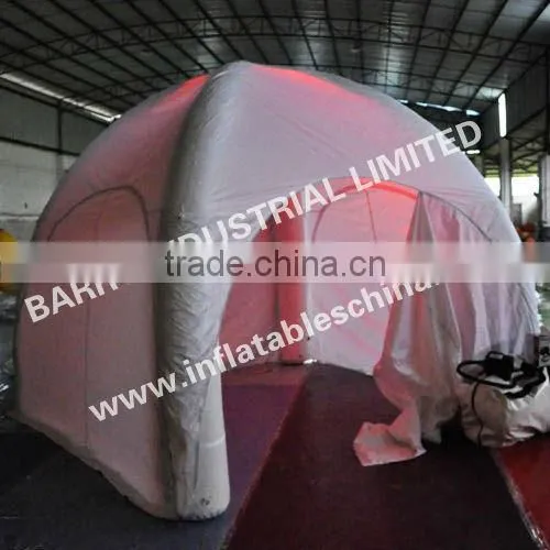 inflatable lighting dome tents/inflatable dome tent for Giant party