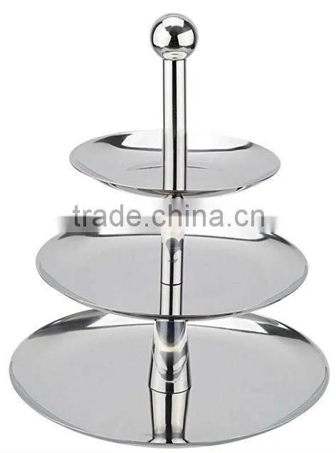 Stainless Steel 3 Layers Cake Pan/Cake Plate
