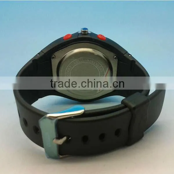 2013 Hot Sale Mens Girls Black RED Sports Wrist Watches