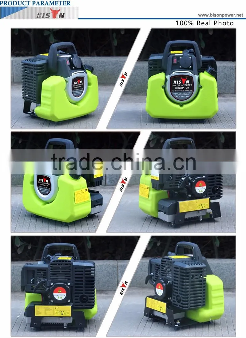 Bison China Taizhou Mini Gasoline Digital Inverter Generator, Picnic Generator