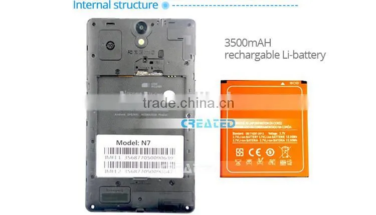 3500mAh powerful li-battery octa core android 7" tablet
