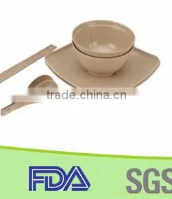 Organic rice husk fiber eco-friendly health spoon