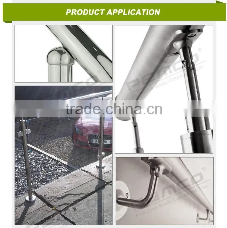 Removeable inbox balustrade handrail bracket for glass